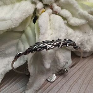 Alex and Ani Elements Earth Wrap Russian -Silver